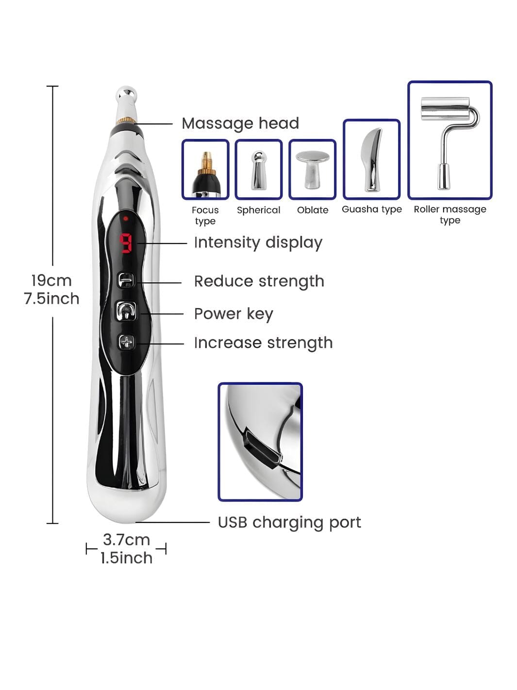 Stylo masseur acupuncteur MassageSanté 